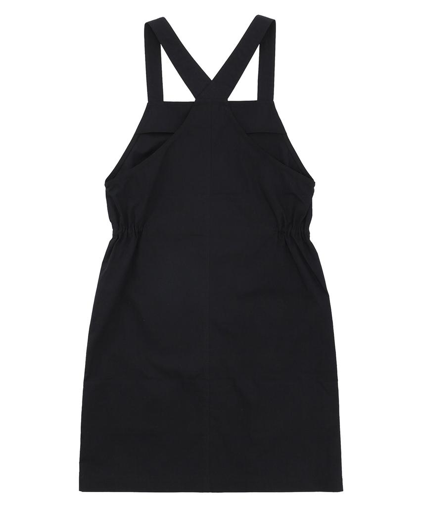 Deliscent Overall Pocket Dress [Black]