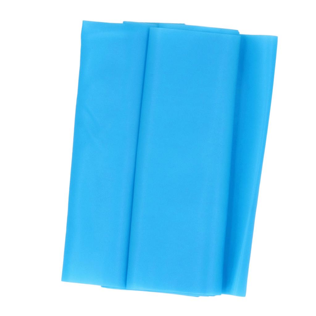 Bow Training Band Elastic Rubber Archery Stretch Resistance Band for Strength Training Physical Exercise Blue 20lbs