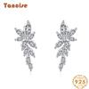 Танциз стерлингового серебра 925 пробы циркон серьги серьги-капли для женщин подарки на свадьбу