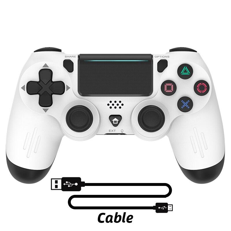 DATA FROG Беспроводной Bluetooth-контроллер для контроллера PS4, удаленный геймпад, совместимый с игровым джойстиком PS4/Slim/Pro с двойной вибрацией для ПК