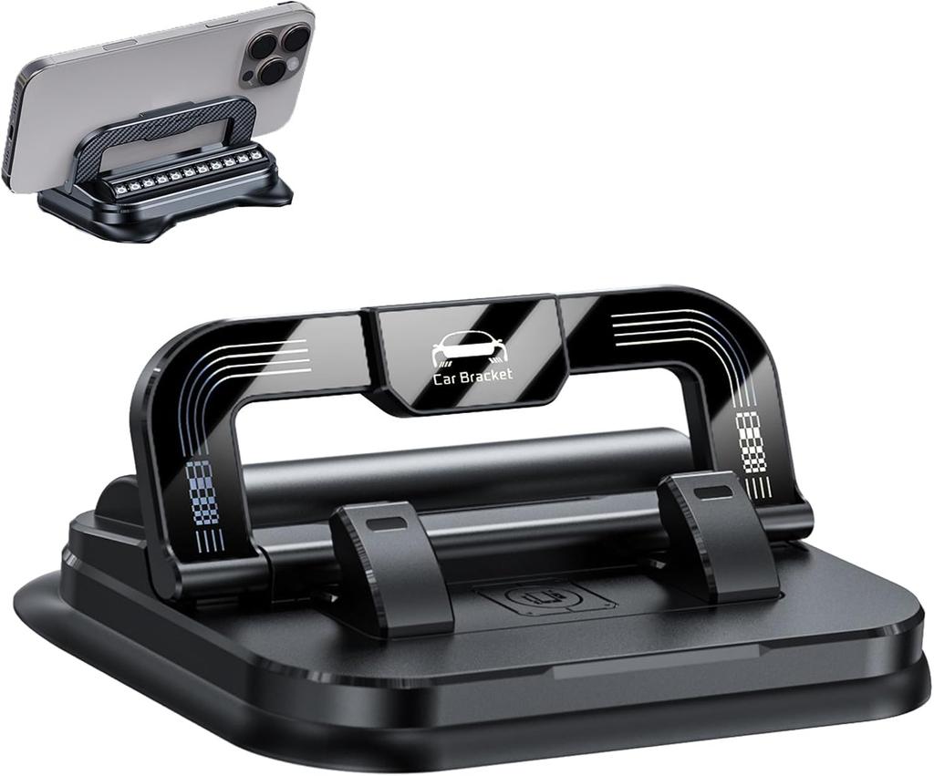 Car Phone Mount Universal Dashboard 360 Degree Rotation Phone Stand Mobile Phone Holder With Number Plate Car Accessories