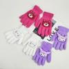Children's Gloves Autumn and Winter Velvet Warm Windproof Cute Cartoon Versatile Outdoor Cold and Antifreeze Primary School Gloves
