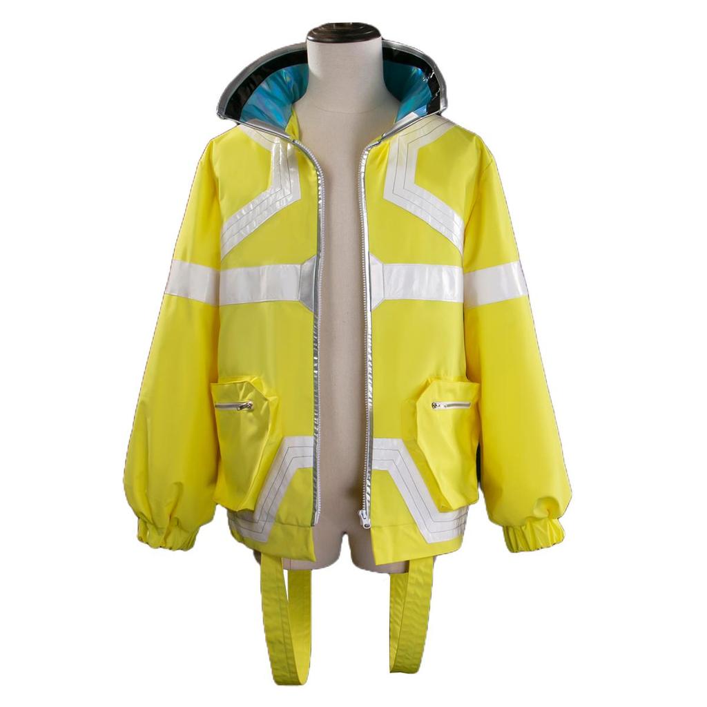 Киберпанк Edgerunners Игра Аниме Дэвид Мартинес Косплей Костюм Стенд Воротник Куртка Толстовка Повседневная Одежда Хэллоуин