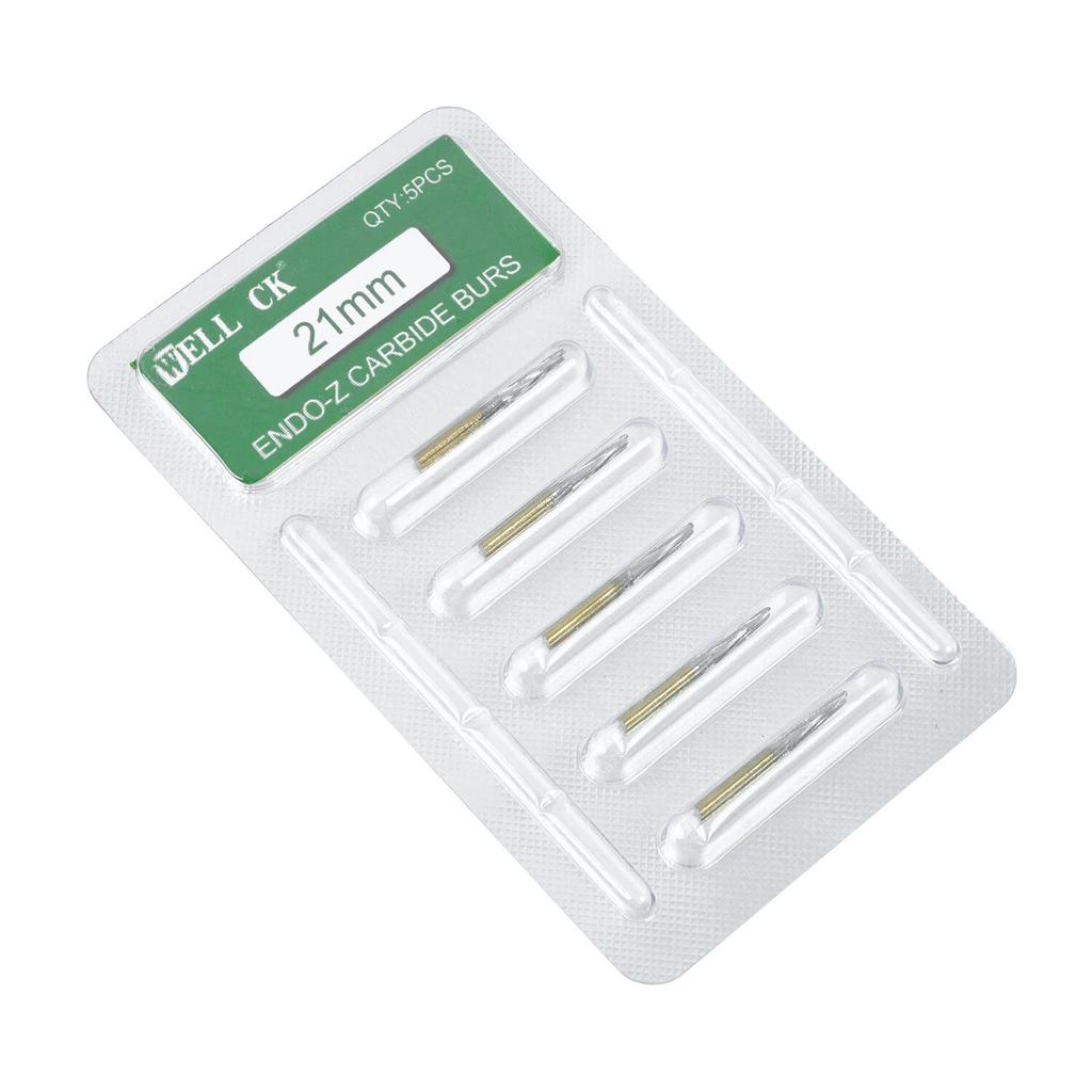 5 шт./кор. WELLCK, стоматологические эндо-Z карбидные боры, хирургические эндодонтические вольфрамовые фрезы для кости, сверло FG 1,6 мм для высокоскоростного наконечника