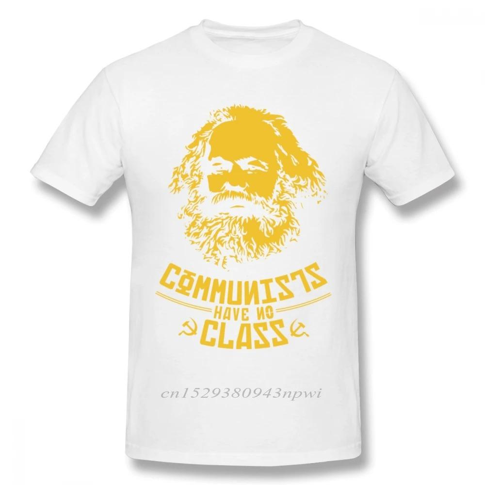 2026Karl Marx Communists Have No Class T Shirt for Unisex Unique Design Communism CCCP Marxism T Shirt Guys PunkDesigner Streetwear