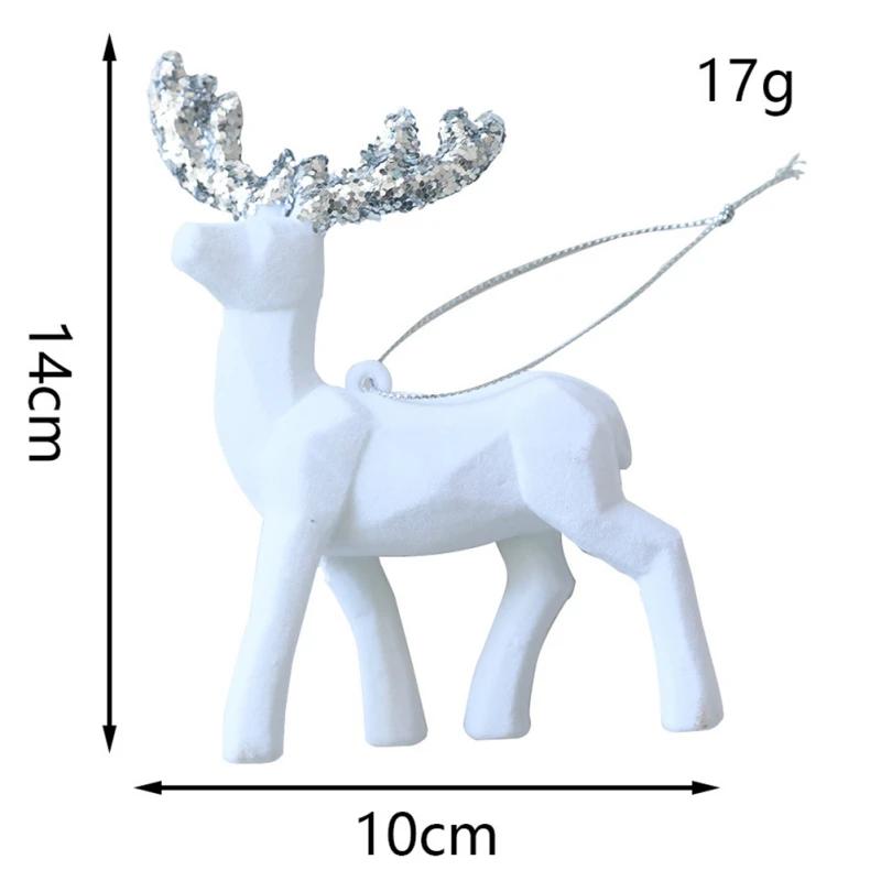 Рождественские подвески в виде лося, подвесные украшения для рождественской елки, рождественские олени, навидад, веселый рождественский подарок, натальский, счастливый новый год 2025