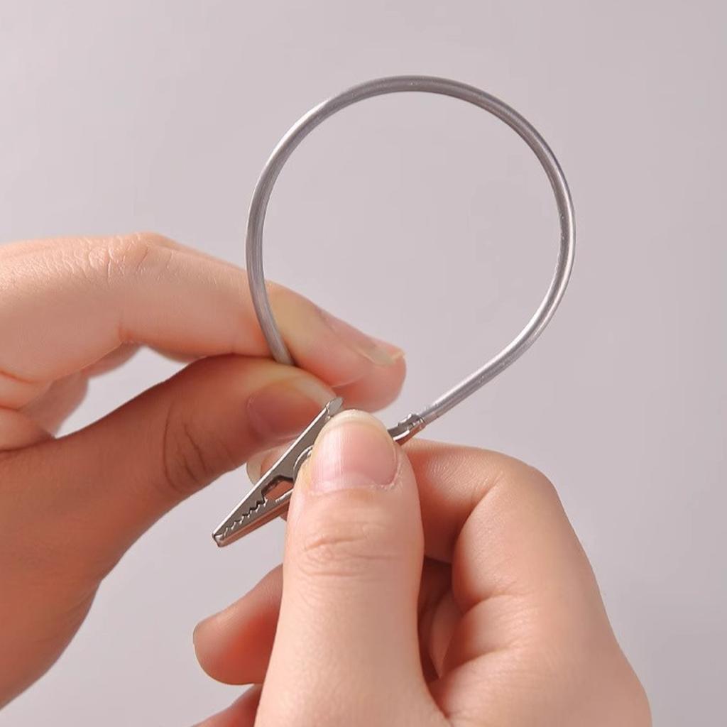 5/3 шт. Металлический зажим с двумя головками Крокодил Подставка-подставка для москитной спирали Гибкий органайзер для этикеток, фотографий, карточек, крючки