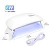 6W Mini Nail Dryer Machine UV Manicure Lamp Home Use Nail Lamp Portable For Nail Drying Polish With USB Cable