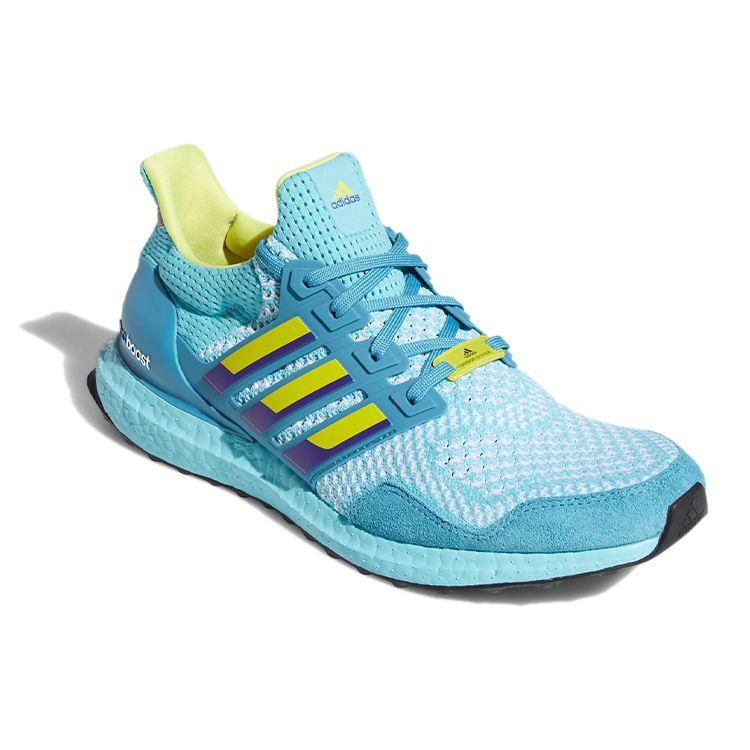 adidas Кроссовки унисекс UltraBoost 1.0 DNA ZX 8000 Синий Светло-Аква Шоково-Желтый H05263