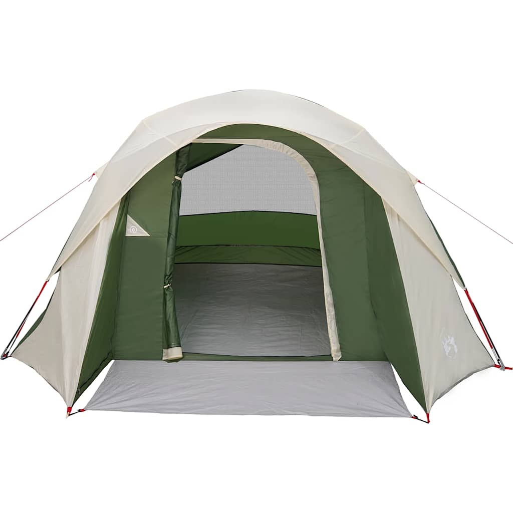 4 Person Camping Tent Green Waterproof