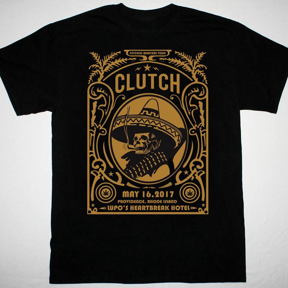 NEW Clutch rock band T-shirt Black short sleeve All Sizes s-5xL Unisex T-Shirt