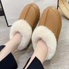 Faux Fur Winter Boots for Women 2024 Non Slip Plush Snow Boots Woman Thick Bottom Warm Cotton Shoes Platform Botas Mujer