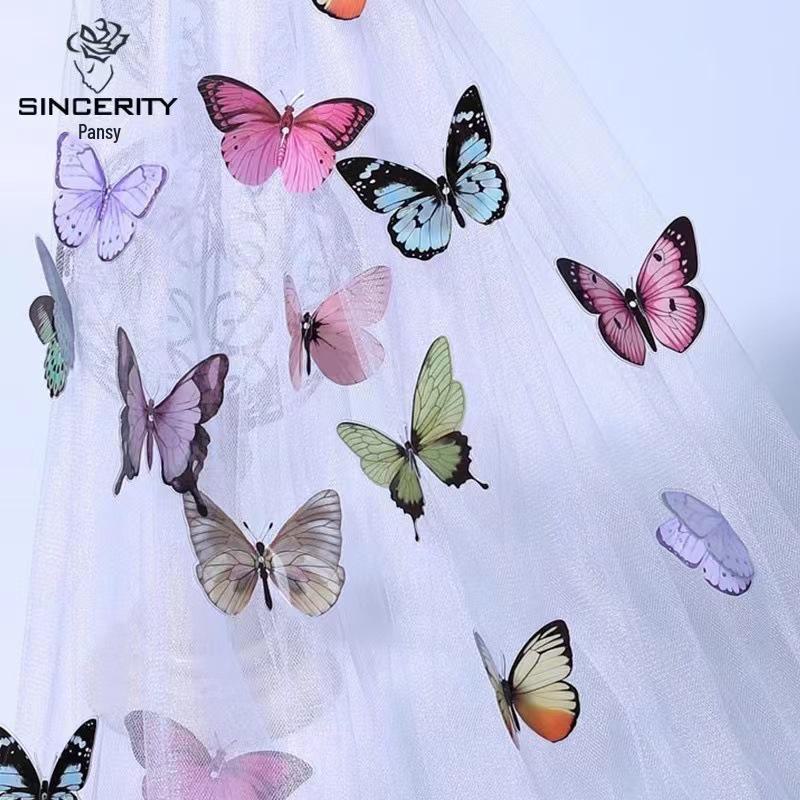 3D-фотонастенная доска из фетра с бабочками — самоклеящееся украшение для дома и тематическая доска для объявлений.