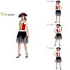 Pirate Caribbean Stylish Dress For Women Ideal For Halloween And Cosplay With Elements Fantasy