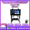 8 дюймов для Peugeot 3008 2009-2015 с кнопкой Android автомобильный радиоприемник мультимедийный плеер навигация стерео GPS 2 Din Carplay 2 + 32 ГБ