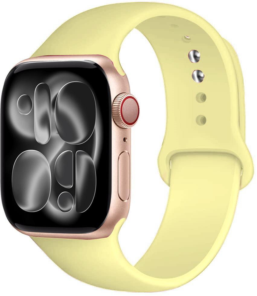 Силиконовый ремешок Для Apple Watch 11 band 44mm 40mm 49mm 45mm 41mm 38 46mm 42mm correa bracelet iWatch series 9 8 7 6 SE ultra 2 3