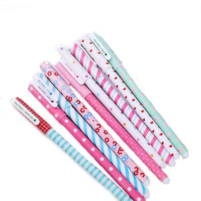 Ручки гелиевые, разноцветные с рисунком, 1/5/10 штук