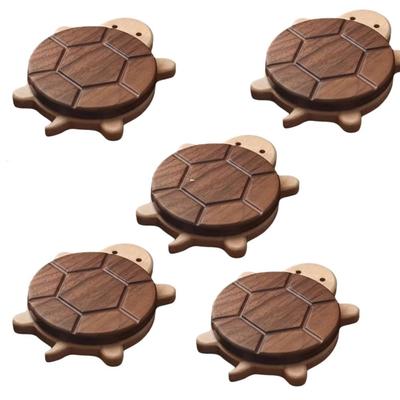 Милая термостойкая посуда Экологичная подставка из грецкого ореха Деревянные украшения для стола Журнальный столик