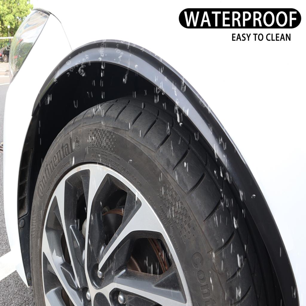 2 шт., автомобиль, грузовик, кузов, крылья, резиновые колесные арки, брови, губы, полоса против царапин, наклейка, брызговики, универсальный карбон