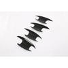 For Mercedes-Benz C-Class W206 C180 C200 C300   Carbon Fiber Style Door Handle Bowl Cover Cup Cavity Trim ert Catch