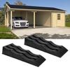 2PCS Automotive Leveling Ramp 7716LBS Capacity 3 Different Height Long Lasting Use for Travel Traile