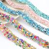 Self-Adhesive Rhinestone Strip for DIY Accessories: Resin Drill Clothing Ornaments with Hot Fix Technology