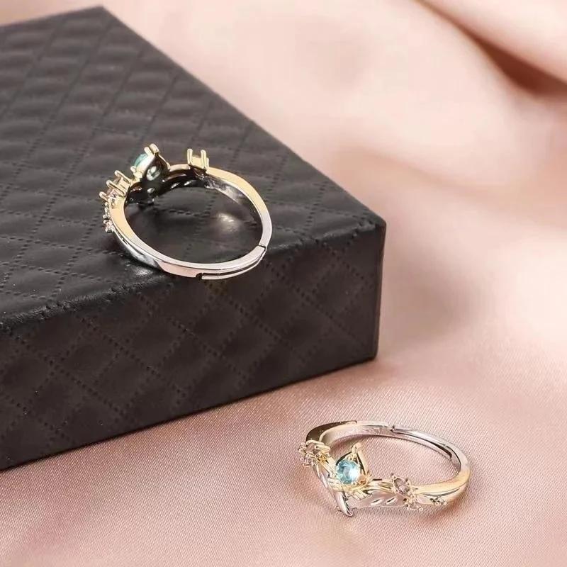 Аниме Игра Genshin Impact Странник Тематическое Косплей Кольцо Унисекс Регулируемое Открывающееся Кольца-Подвески Ювелирные Аксессуары Подарки