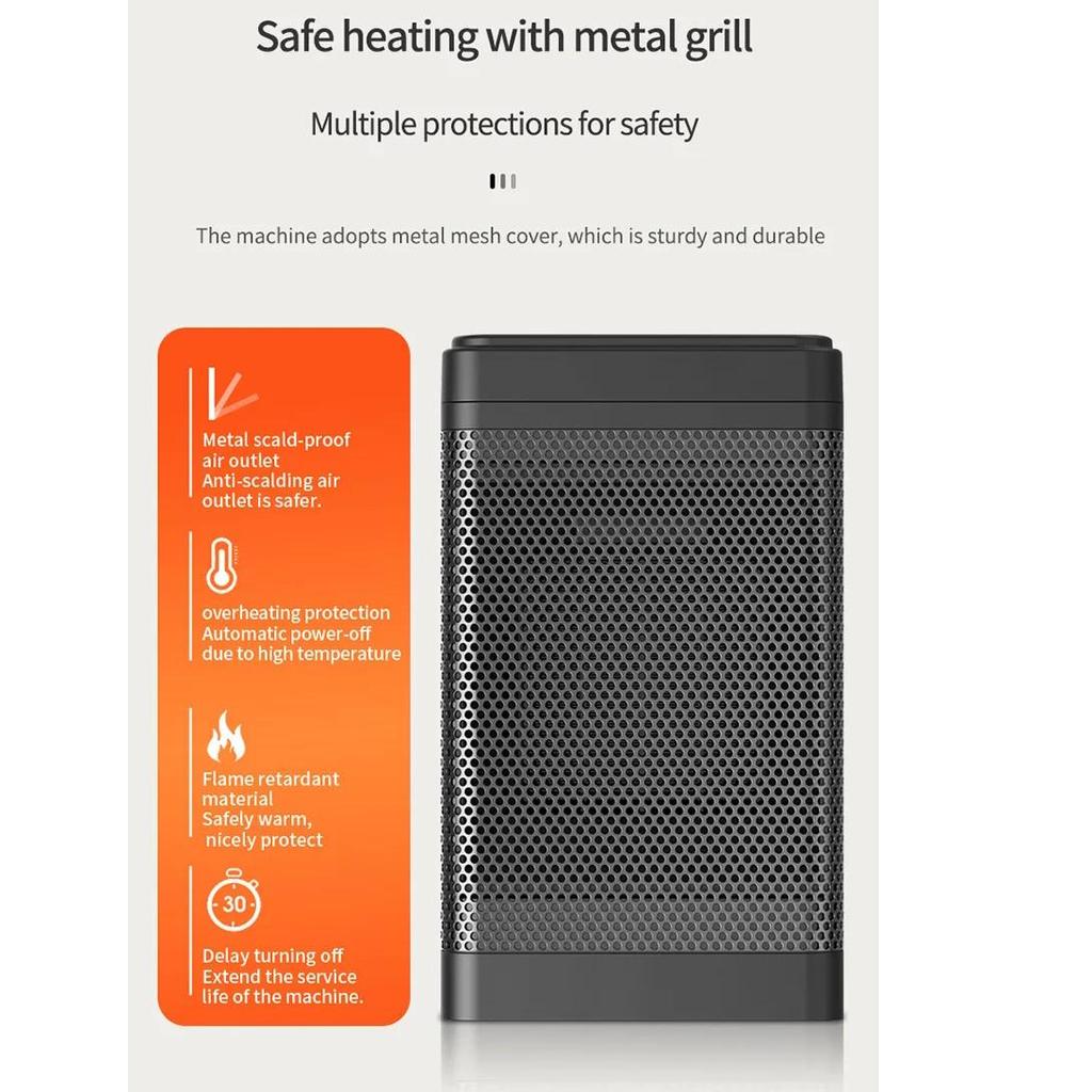 1200 Вт ЕС вилка портативный электрический PTC вентилятор тепловентилятор ванная комната гостиная фиксированная постоянная температура качающаяся головка пульт дистанционного управления дом обогреватель машина