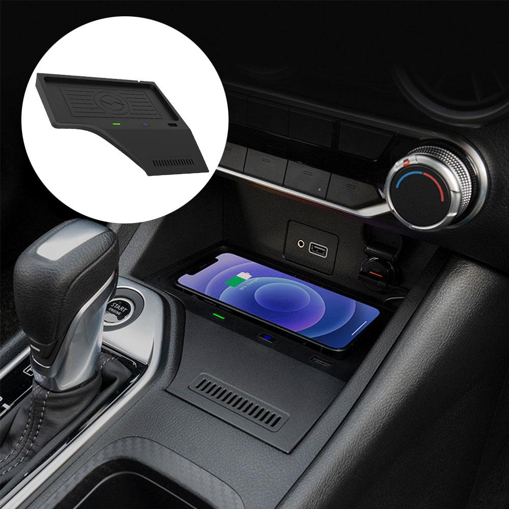 Car Wireless Charging Pad for Nissan Sentra Sylphy B18 8th Gen 2020 2024 2024 Phone Fast Charger Plate Panel Tray Accessories