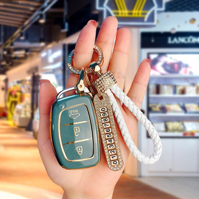 Унисекс чехол для ключей для Hyundai ix35, Elantra, Tucson, Mistra и Sonata