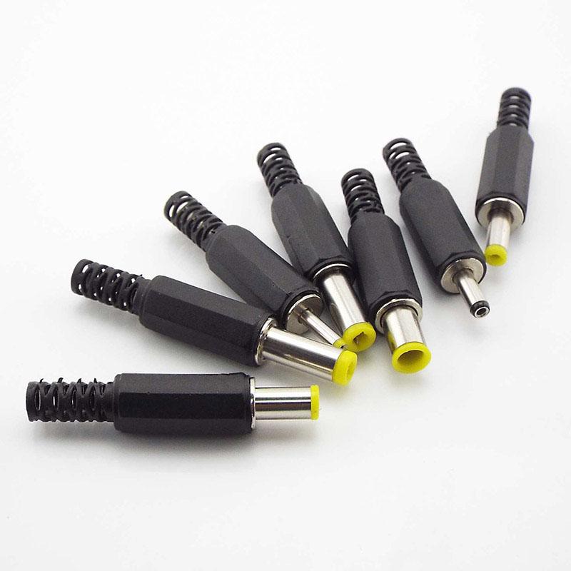 DC Male Jack Разъем питания Адаптер 3.5x1.35 мм 4.0x1.7 мм 4.8x1.7 мм 5.5x2.1 мм Штекерный разъем Адаптер аудио CCTV