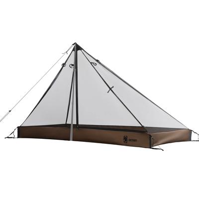 OneTigris ROC Single Top Inner Tent One Pole Inner Tent for One Person Solo Ultra Light Mesh Tent Mosquito Net Mosquito Net for Camping Outdoor Pole