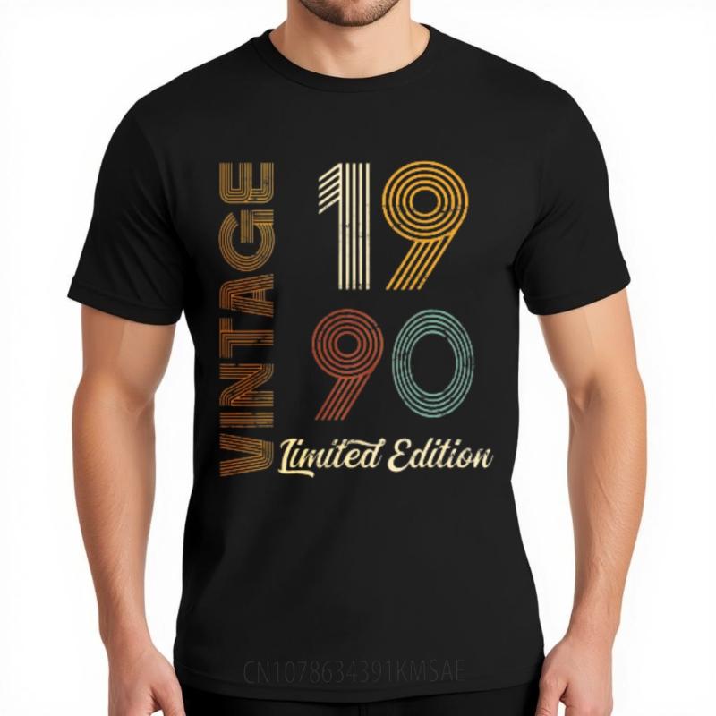 Tshirts for men Printed Unisex Teeshirt Crew Neck t shirt Brand Vintage 1990 Limited Edition Cool Boys Tee shirt Trendy Tshirt