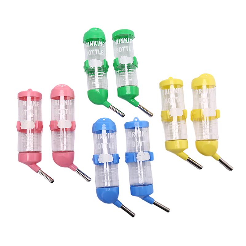 Пластиковая поилка для хомяка, бутылка для воды, диспенсер, кормушка, подвесная домашняя собака, морская свинка, белка, кролик, питьевая головка, трубка-фонтан