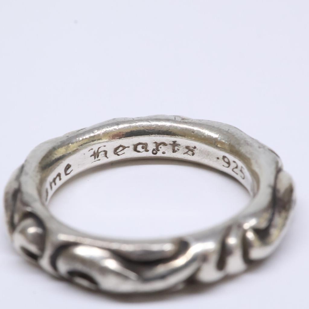 CHROME HEARTS Кольцо-лента свитком 925 1994 серебро б/у