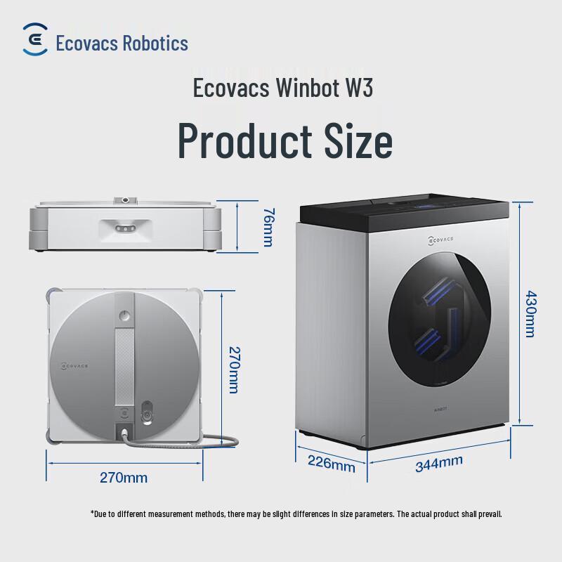 ECOVACS WINBOT W3 Робот-очиститель окон «все в одном» со станцией