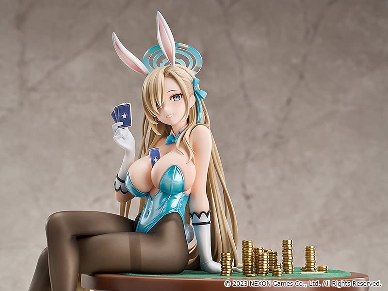 Good Smile Arts Shanghai Blue Archive Blue Archive Asuna Ichinose Game Playing Scale Plastic Painted Complete Figure [Bunny Girl] Ver. 1/7