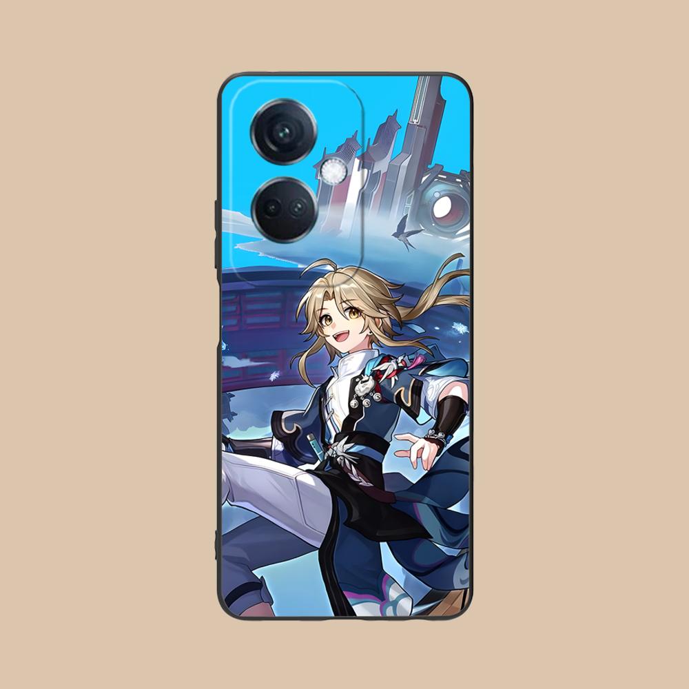 HSR Yanqing Matte TPU Mobile Phone Case for OPPO Find X9 X8 X7 X6 X5 X3 X2 Plus s Pro Ultra Lite Colorful Printing Cover