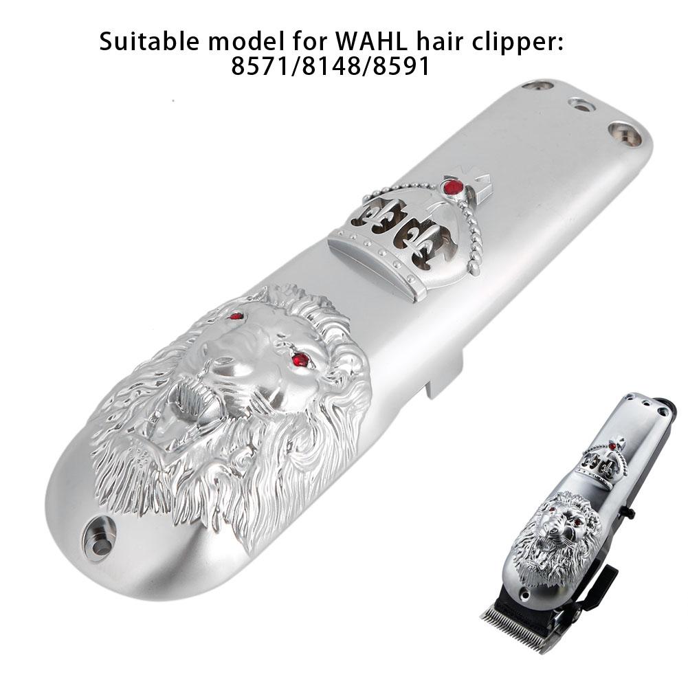 Профессиональная машинка для стрижки волос Передняя крышка Электрическая машинка для стрижки Триммер Корпус Защитный кожух для WAHLAnimal Головка Серебристый