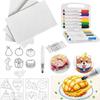 Набор для рисования с текстурными ручками Magics Texture Painting Kit с 10 листами бумаги для рисования пеной, 12 маркерами, DIY ручками для рисования пузырями для художественных и ремесленных принадлежностей