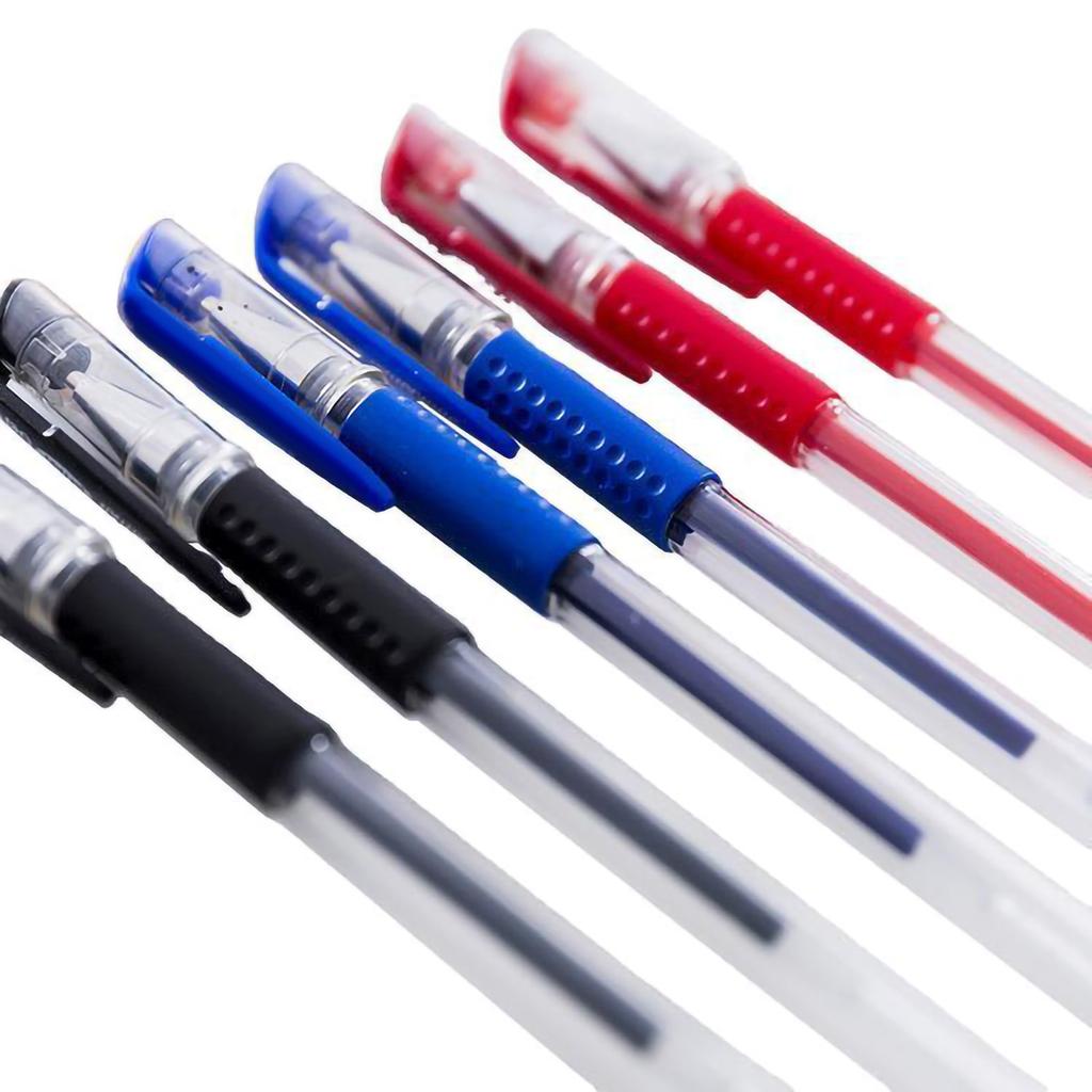 Гелевая ручка с тонким контурным чернильным наконечником 0,5 мм, сменные стержни, тонкие ручки, офисная гелевая ручка для St.