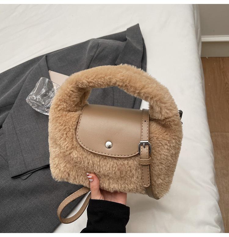 2025 Зимняя Универсальная Мини Плюшевая Меховая Сумка Кроссбоди
