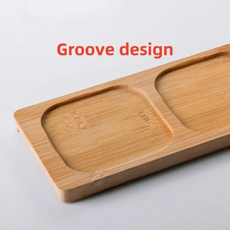 3pcs Set Glass Seasoning Jars with Bamboo Lid Spoon and Storage Tray Salt Sugar Spices Food Storage Container Kitchen Oraganizer