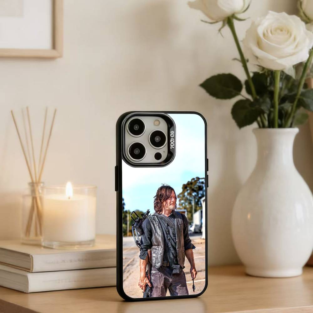 Чехол для телефона с обоями N-Норман Рэддс для iPhone 16, 15, 14, 13, 12, 17, Pro, Max, Черный Матовый, Ударопрочный