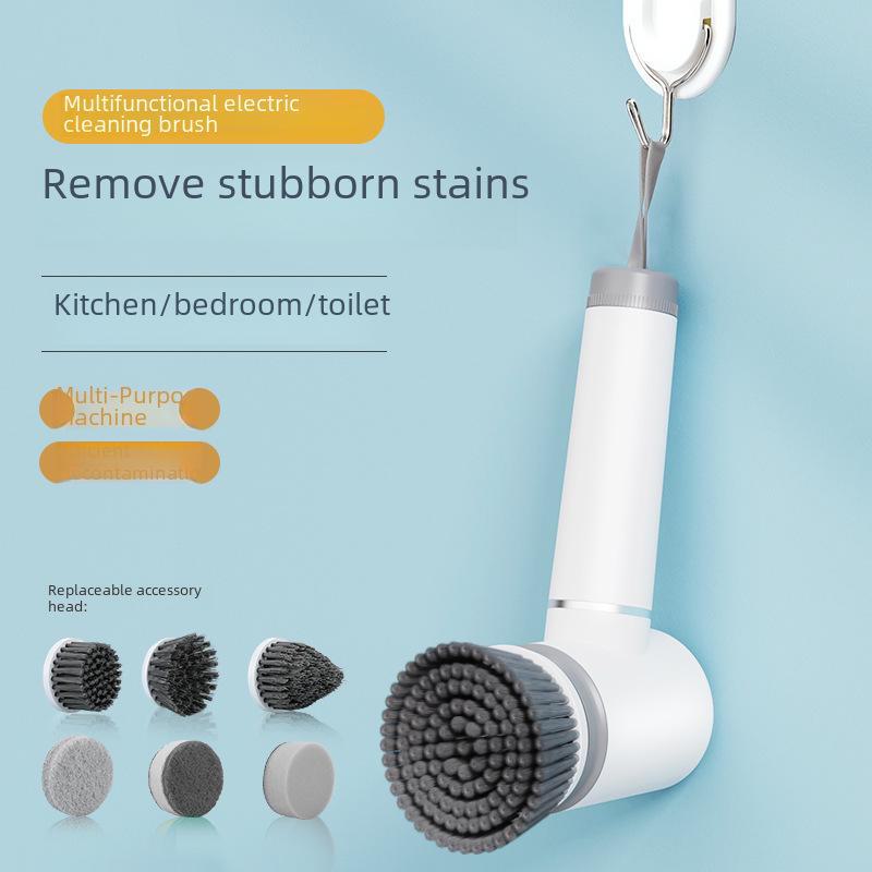 Беспроводная ручная электрическая щетка для чистки кухни и ванной комнаты