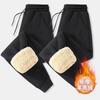 Thickened Lamb Wool Pants Men's Imitation Cotton Tied Feet Large Size Thermal Casual Sports Trousers