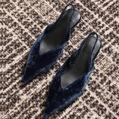 Модная замшевая женская обувь с острым носком, сексуальные осенние модные туфли на каблуке, женские трендовые дизайнерские сандалии, туфли-лодочки, элегантная женская обувь