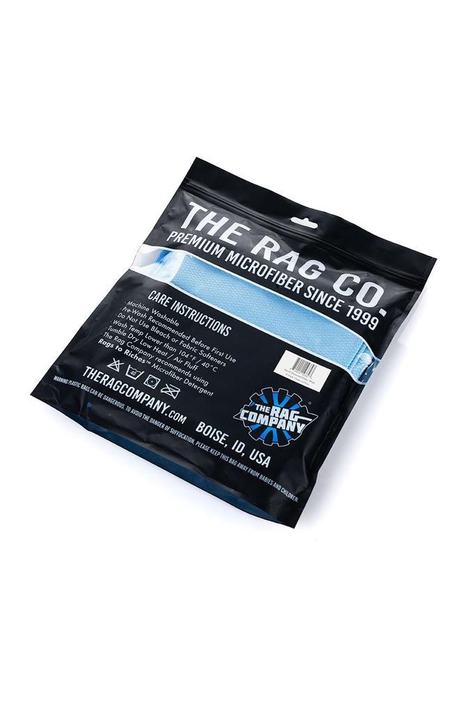 The Rag Company Алмазное плетение Стекло Окно для Мойки и Детейлинга Автомобилей & Полотенца, 6 штук, Синий,
