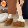 Real Fur Integrated Snow Boots Women's New Winter Shoes Wear Warm Cotton Shoes with Plush Shoes