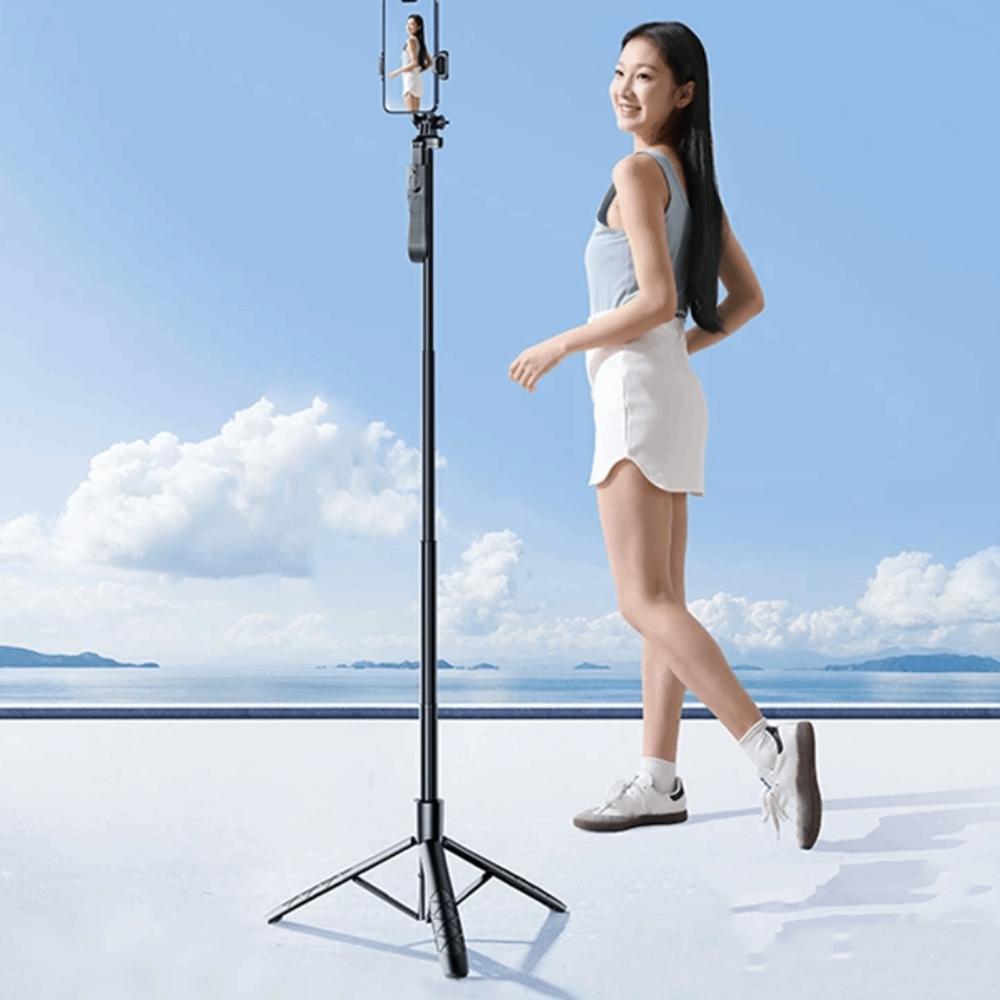 Portable Handheld Bluetooth Selfie Stick Adjustable Selfie Stick Tripod Vlog Photography